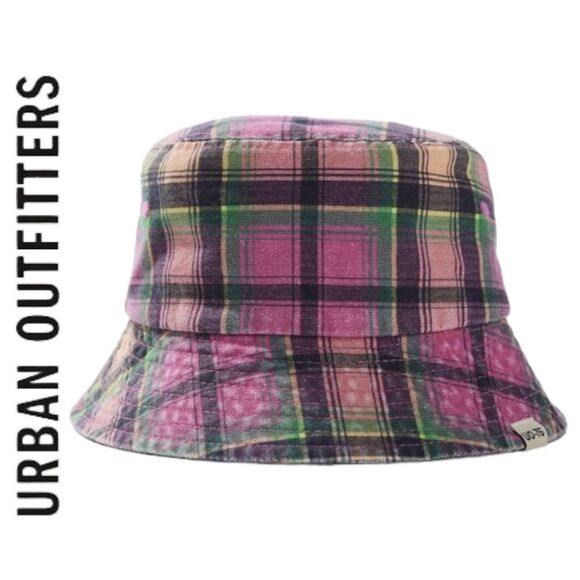 UO Urban Outfitters Billy Printed Canvas Bucket Cap Hat - Picture 2 of 3